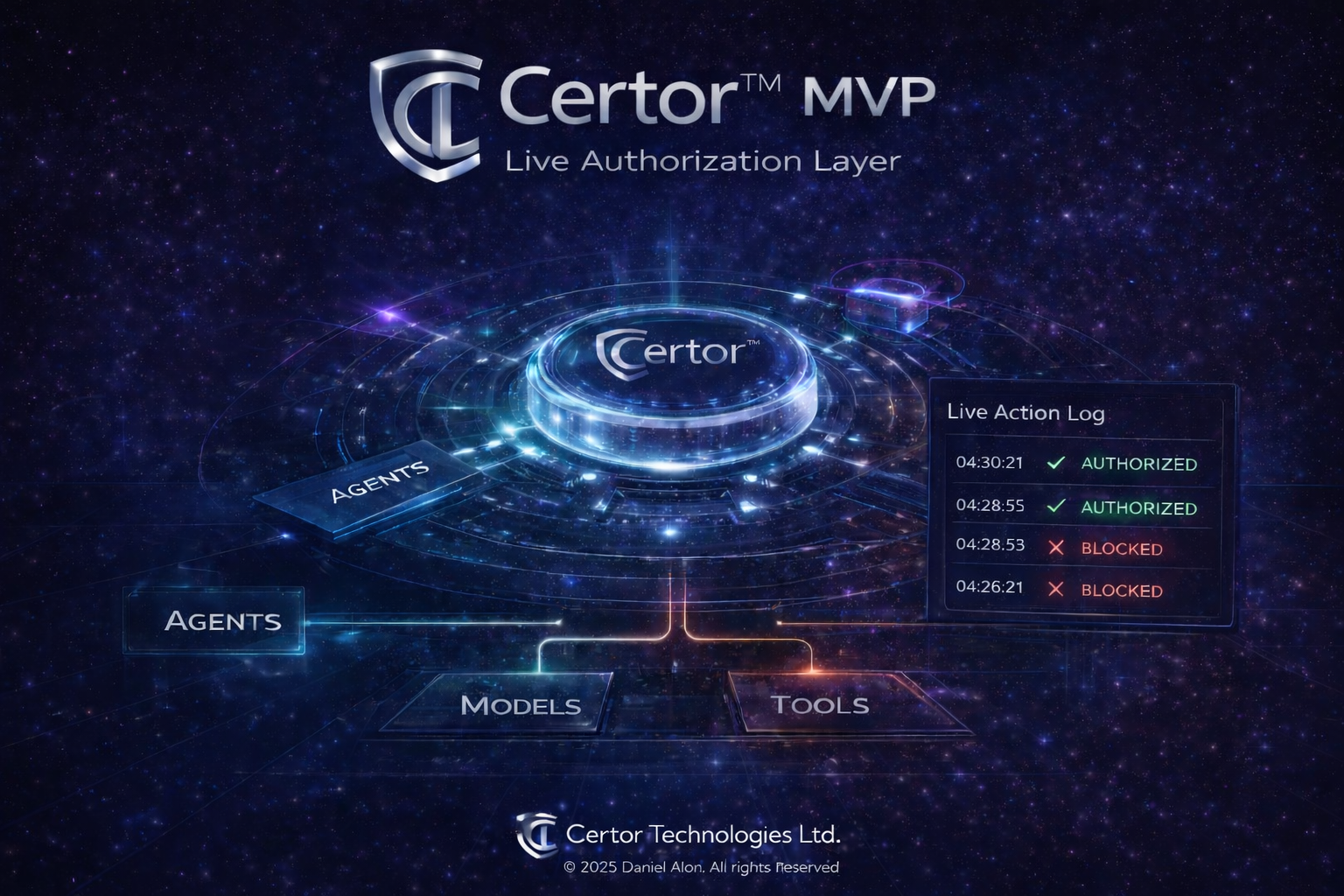 Execution-layer authorization visual